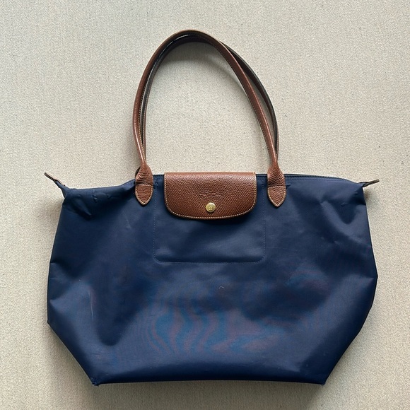 Longchamp Handbags - Longchamp Navy Tote